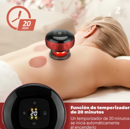 VentPro™ Masajeador Eléctrico Con Terapia De Luz Roja