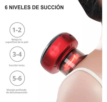 VentPro™ Masajeador Eléctrico Con Terapia De Luz Roja