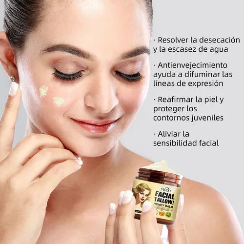 FACIAL TALLOW® (3 PIEZAS) ✨ Bálsamo Anti-Envejecimiento