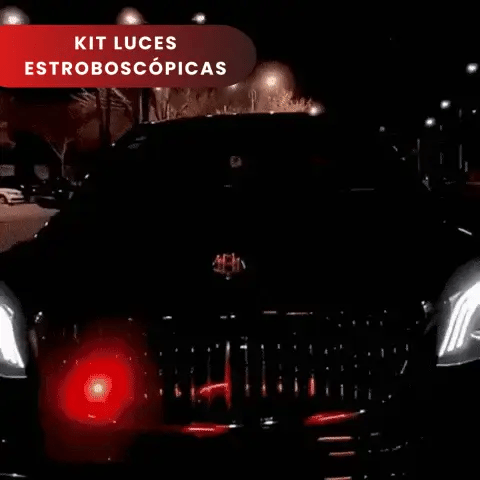KIT LUCES PARA AUTO - 4 PIEZAS